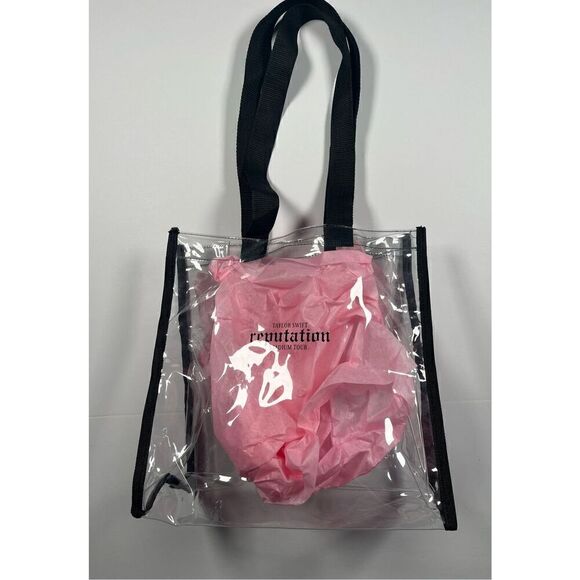 Taylor Swift Reputation Stadium Tour Clear Tote Bag Authentic Official Merch - Picture 4 of 15